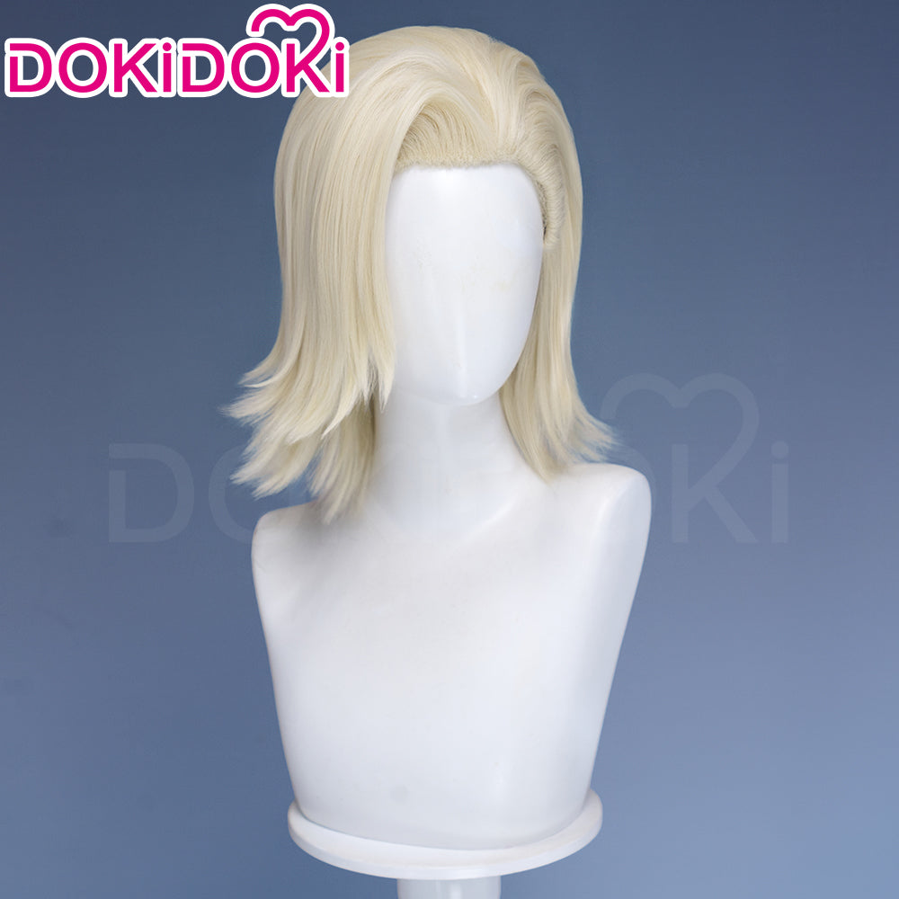 DokiDoki Anime Manga GACHIAKUTA Cosplay Gris Rubion Wig Short Blonde Hair