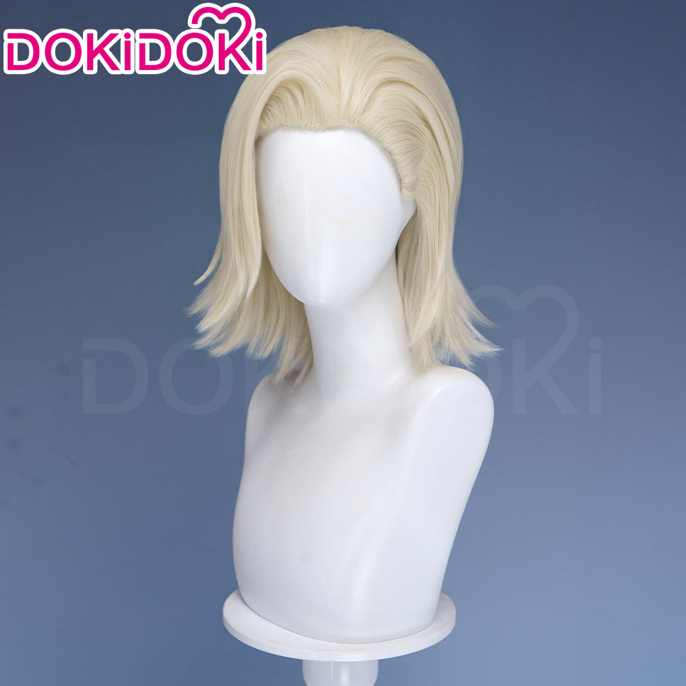 DokiDoki Anime Manga GACHIAKUTA Cosplay Gris Rubion Wig Short Blonde Hair