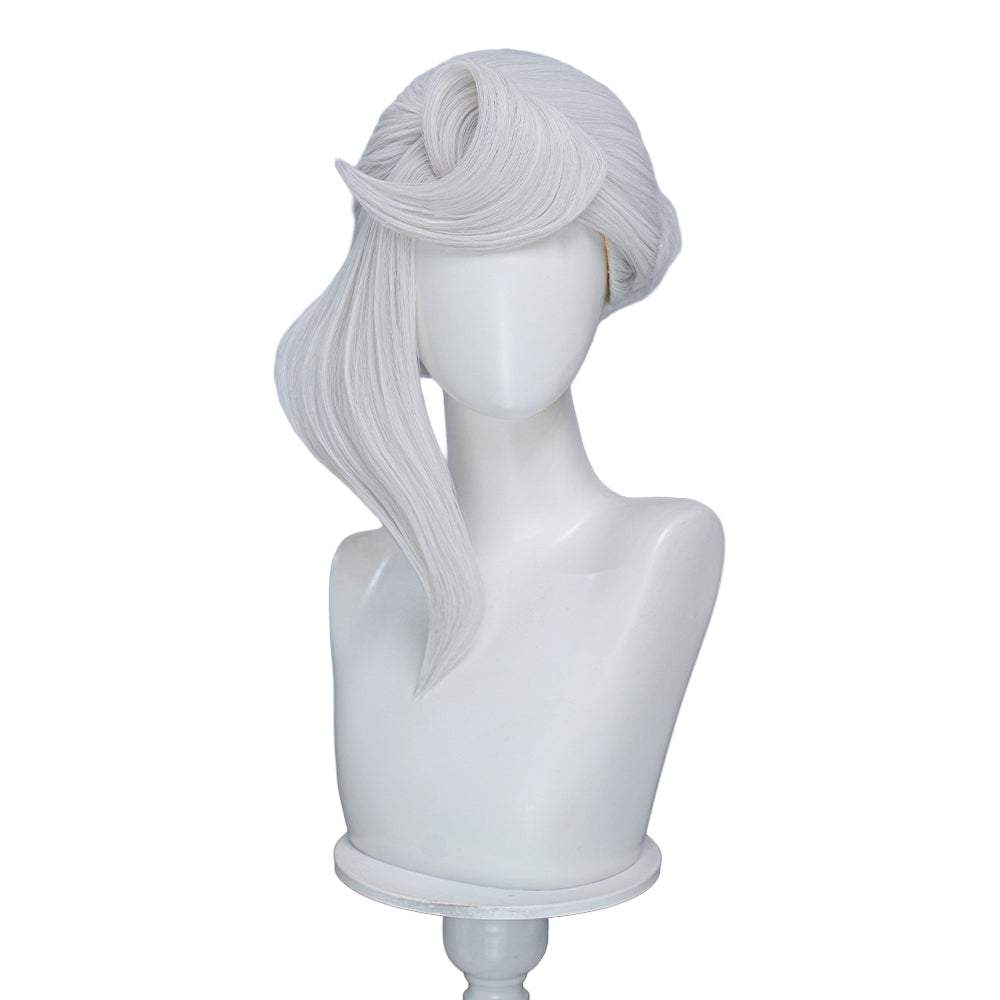 DokiDoki Anime Manga GACHIAKUTA Cosplay Too Lily Wig Long Curly Silver Pre-Braided Hair