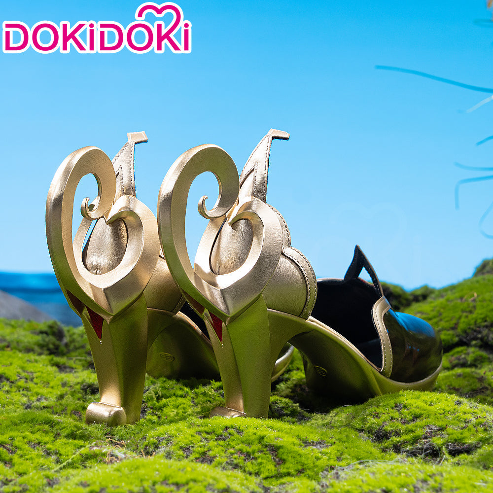 DokiDoki Game Genshin Impact Cosplay Alice Shoes Song of the Welkin Moon “ A ” Nod Krai
