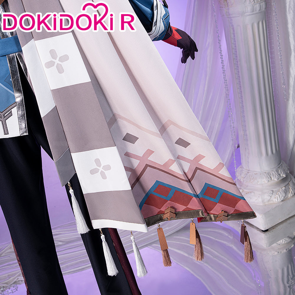【Partially Ready For Ship】【Size XS-3XL】DokiDoki-R Game Genshin Impact Cosplay Alyosha Costume Male Snezhnaya Sudden Snow