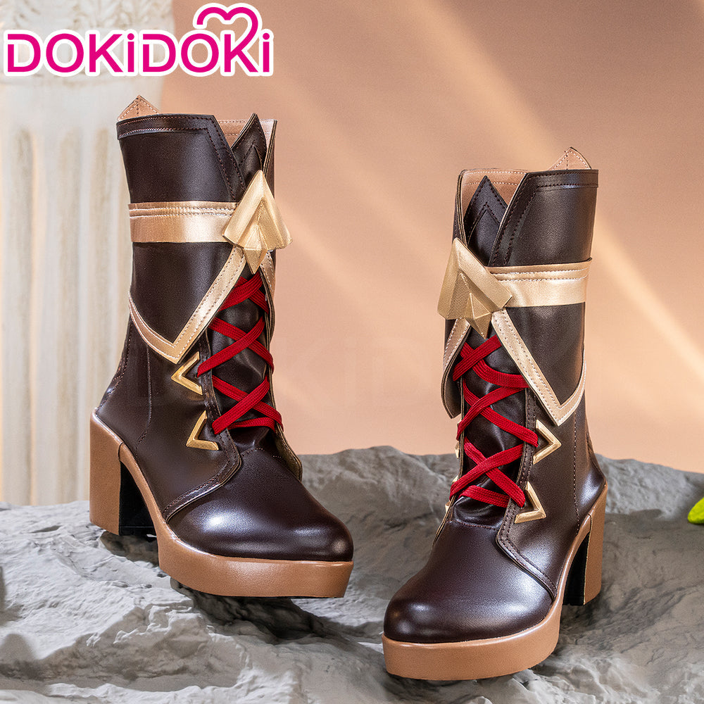 DokiDoki Game Genshin Impact Cosplay Linnea Shoes Augur Of Wonders