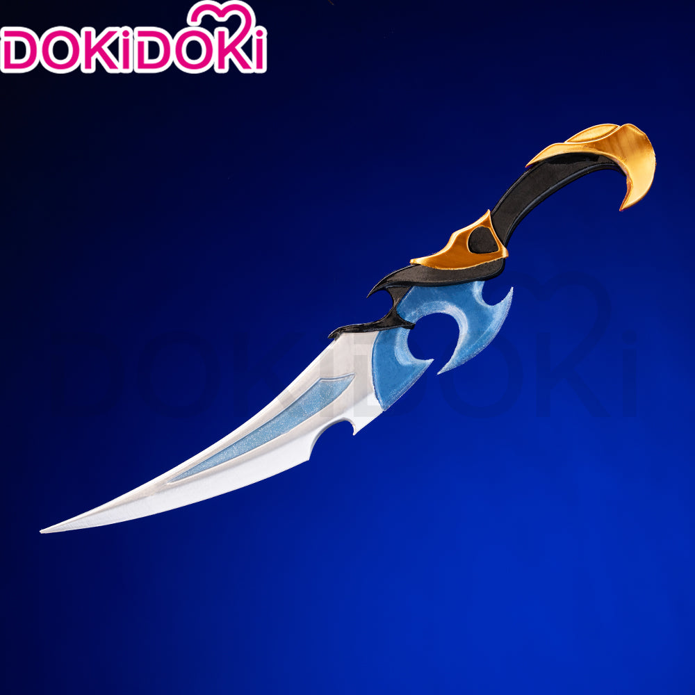 DokiDoki Game Genshin Impact Cosplay Lohen Prop Golden Dagger