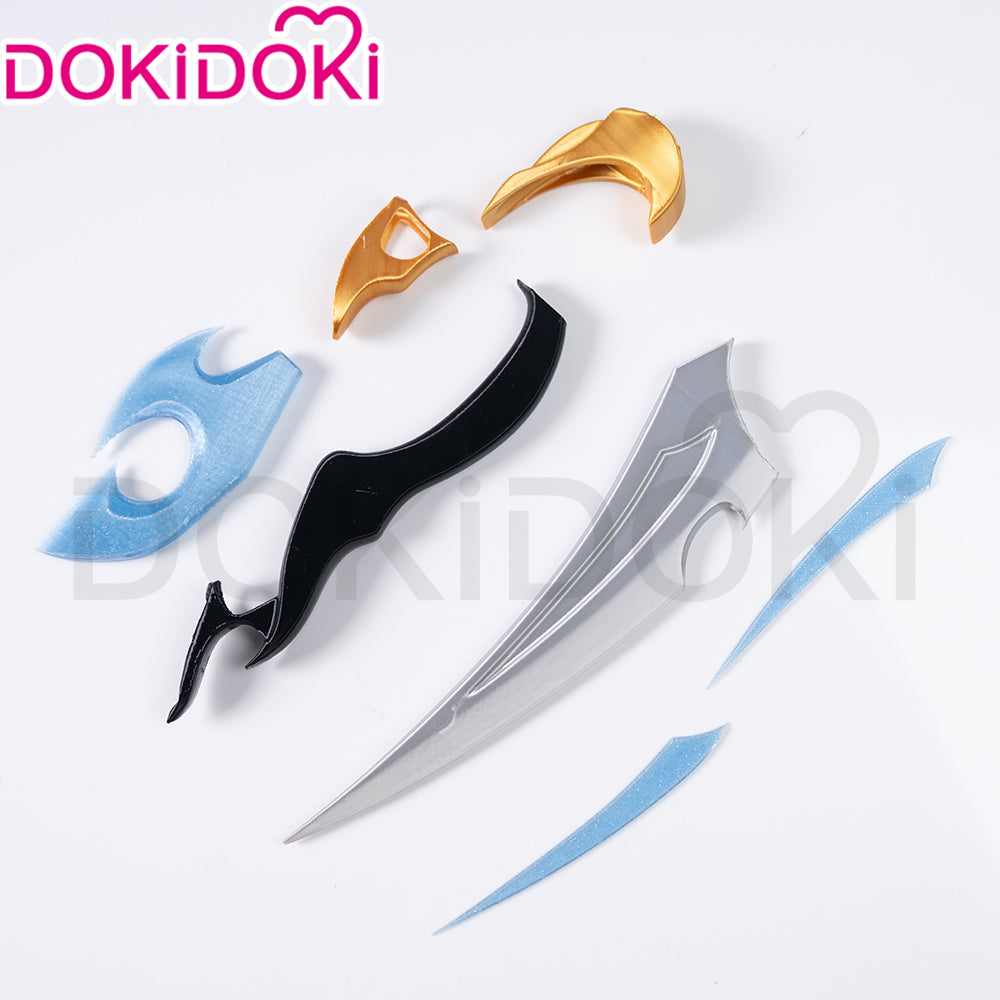 DokiDoki Game Genshin Impact Cosplay Lohen Prop Golden Dagger