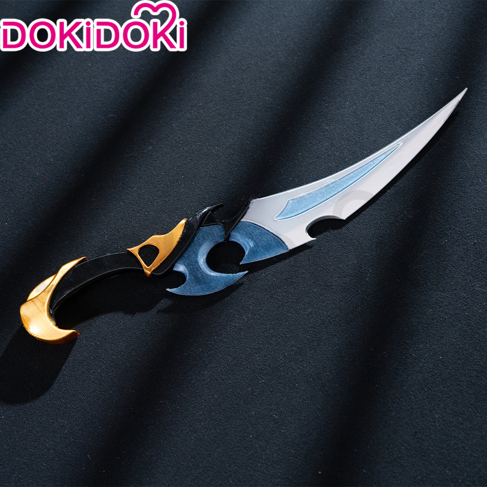 DokiDoki Game Genshin Impact Cosplay Lohen Prop Golden Dagger