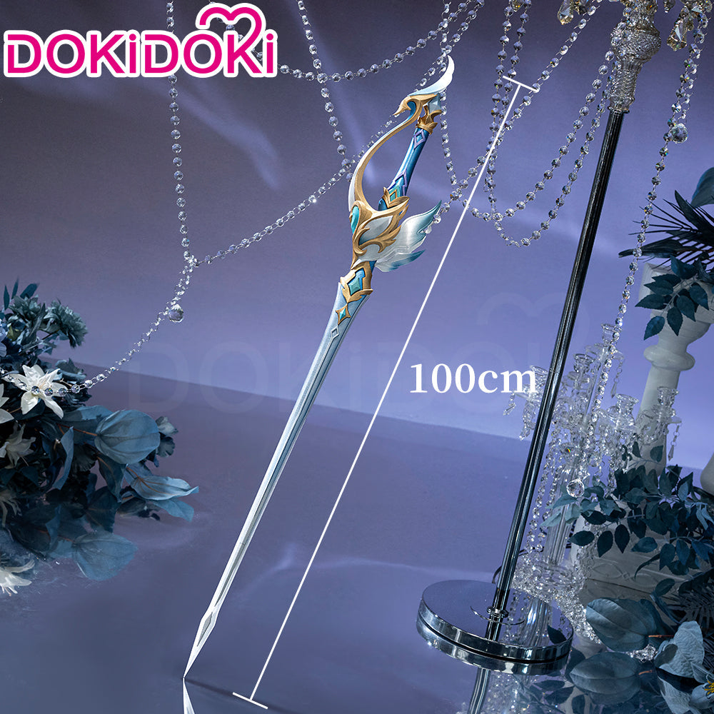 DokiDoki Game Genshin Impact Cosplay Odette Prop Whitelake Frostfeather Snezhnaya