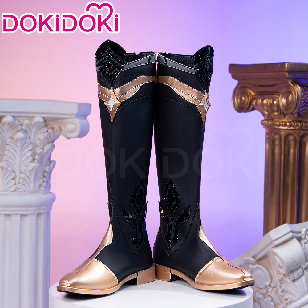 DokiDoki Game Genshin Impact Cosplay Traveler Aether Shoes Kong As Heaven and Earth Are Made Anew