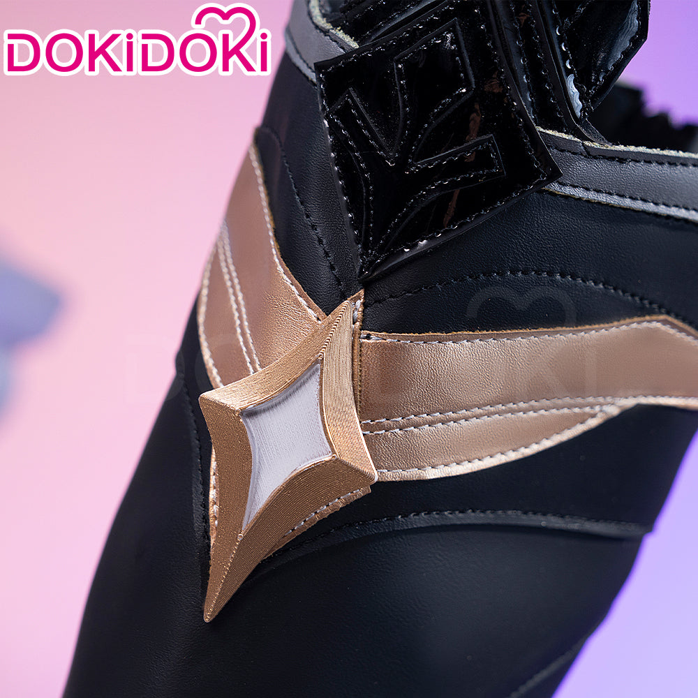 DokiDoki Game Genshin Impact Cosplay Traveler Aether Shoes Kong As Heaven and Earth Are Made Anew