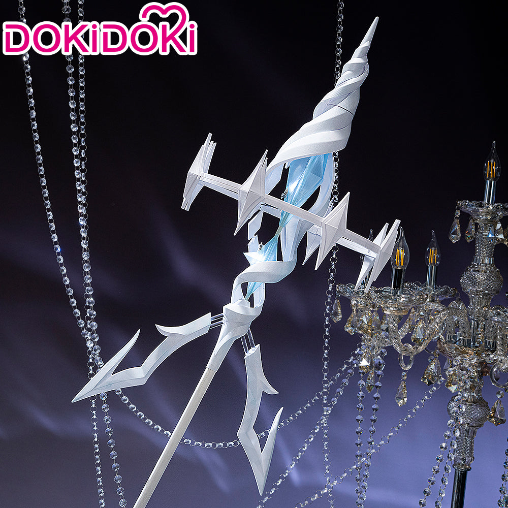 DokiDoki Game Genshin Impact Cosplay Tsaritsa Prop Staff Anastasya Feodorovna Snezhnaya Sudden Snow