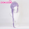 【In Stock】DokiDoki Game Genshin Impact QiQi Cosplay Wig Long Light Purple
