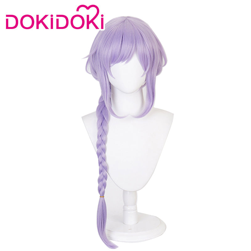 【In Stock】DokiDoki Game Genshin Impact QiQi Cosplay Wig Long Light Purple
