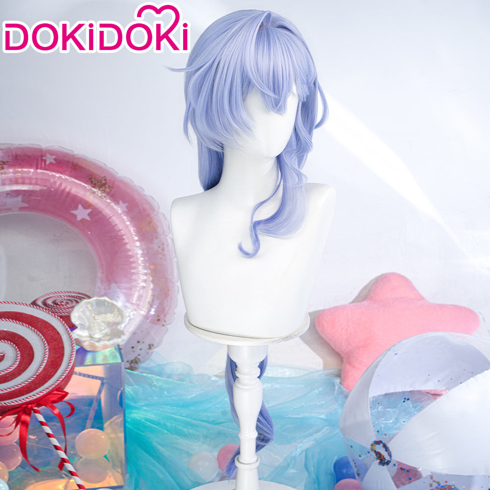 DokiDoki Game Honkai: Star Rail Cosplay Robin SP Wig Long Curly Purple Hair Braid Robin • Summeretto