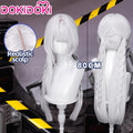 【Ready For Ship】DokiDoki Game Zenless Zone Zero Cosplay Velina Wig Long Straight Silver Hair Pre-Braided ZZZ