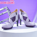 DokiDoki Game Honkai: Star Rail Cosplay Castorice Shoes Purple High Heels