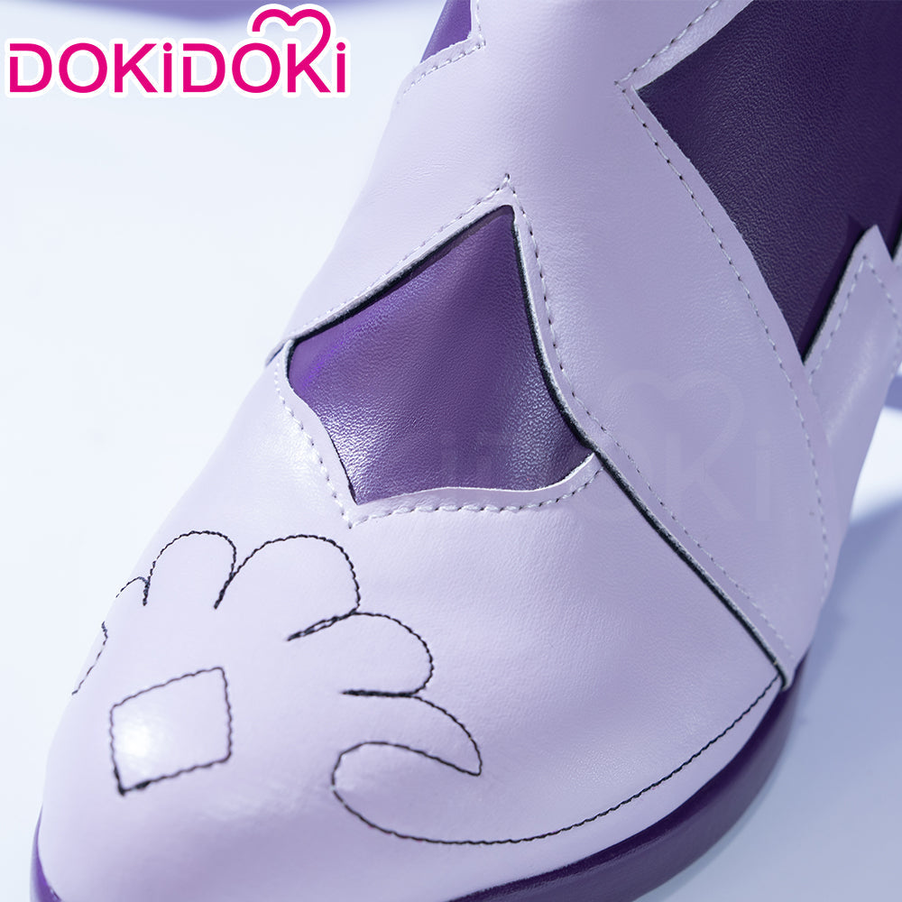 DokiDoki Game Honkai: Star Rail Cosplay Castorice Shoes Purple High Heels