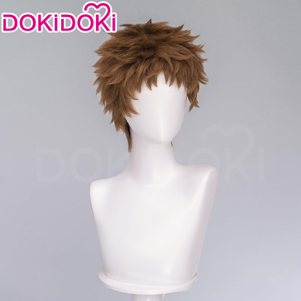 【Ready For Ship】DokiDoki Manga Anime Witch Hat Atelier Cosplay Tartah Wig Short Curly Brown Hair