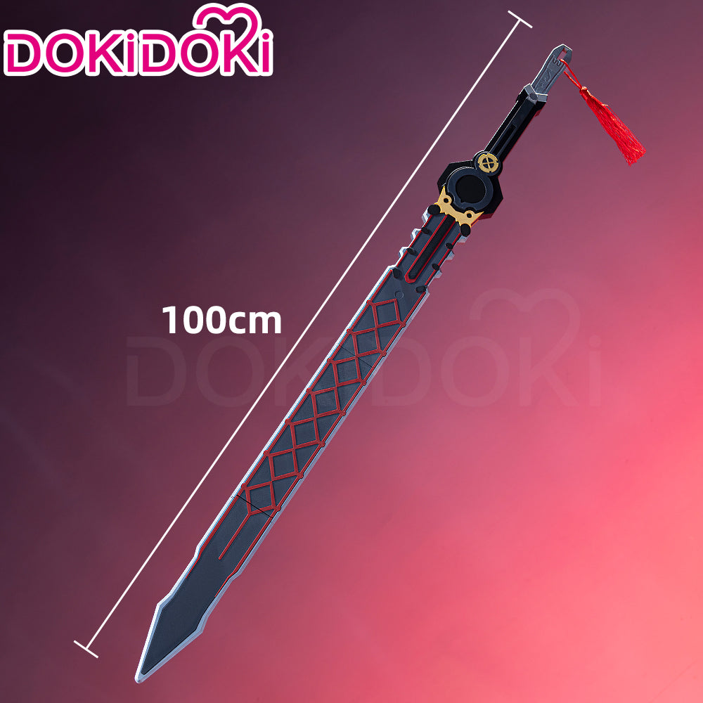 【100 CM】DokiDoki Game Zenless Zone Zero Cosplay Ye Shunguang Qingming Sword Prop ZZZ Ye Shun Guang