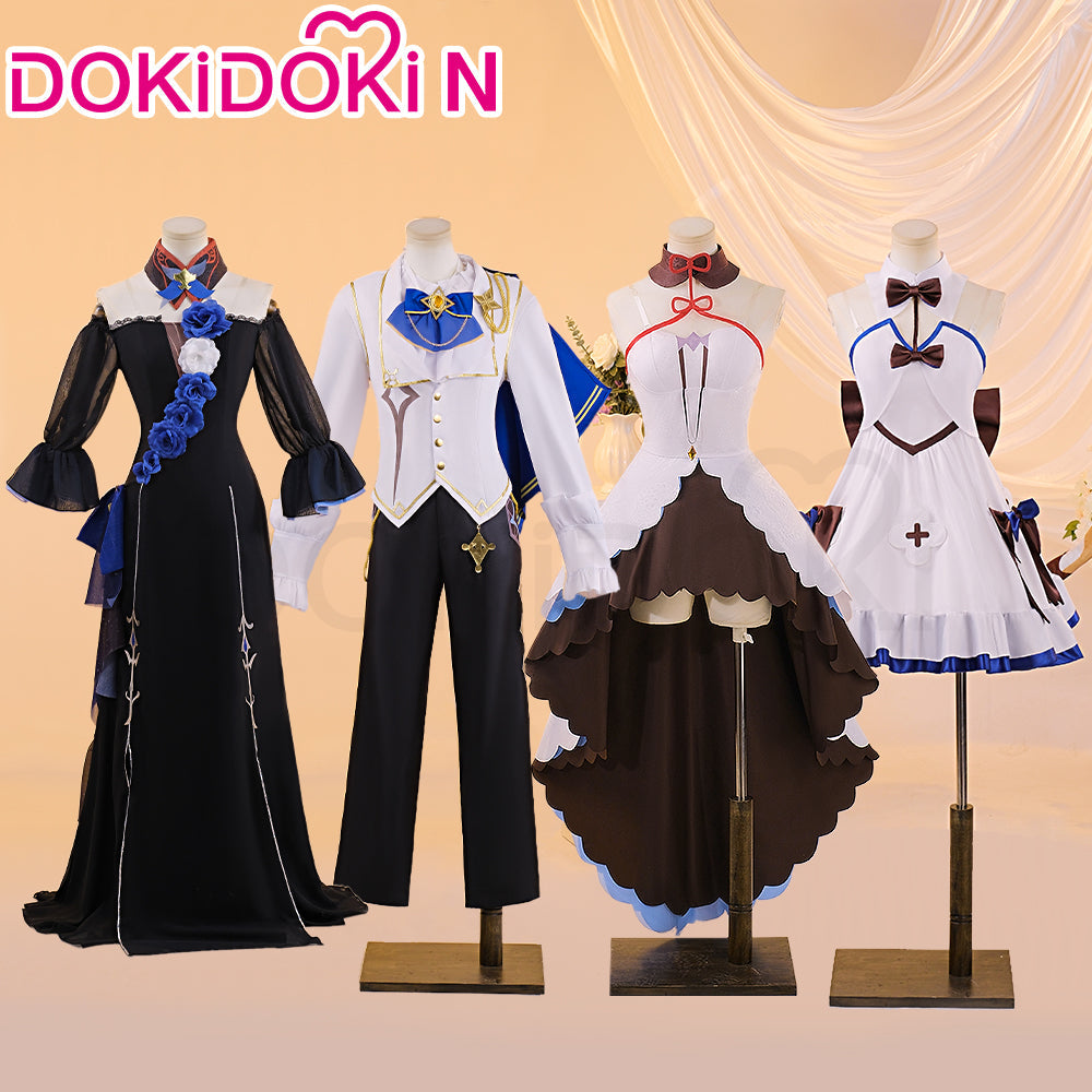 【Partial Size Ready For Ship】【In Stock】【Size XS-3XL】DokiDoki-N Game Genshin Impact Cosplay Albedo / Eula / Diona / Ganyu Costume Genshin Concert 2023
