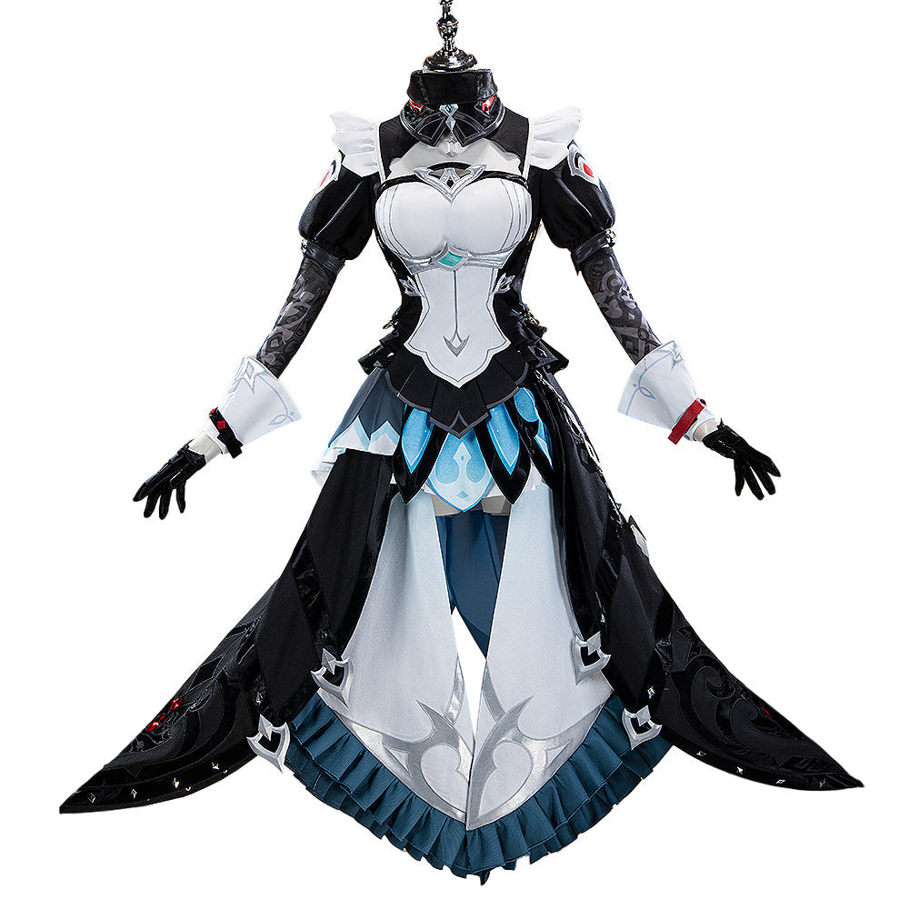 Genshin Impact Cosplay Danica R Costume Size S-2XL DokiDoki Snezhnaya Sudden Snow