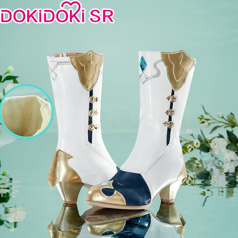 Genshin Impact Cosplay Vesna SR Shoes DokiDoki Snezhnaya Sudden Snow