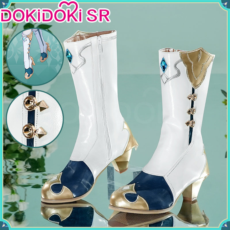 Genshin Impact Cosplay Vesna SR Shoes DokiDoki Snezhnaya Sudden Snow