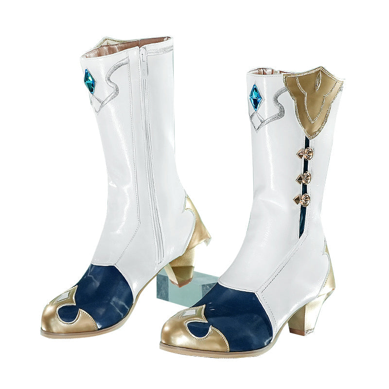 Genshin Impact Cosplay Vesna SR Shoes DokiDoki Snezhnaya Sudden Snow