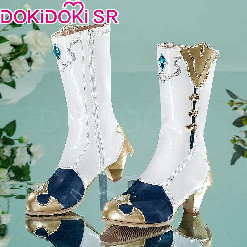 Genshin Impact Cosplay Vesna SR Shoes DokiDoki Snezhnaya Sudden Snow