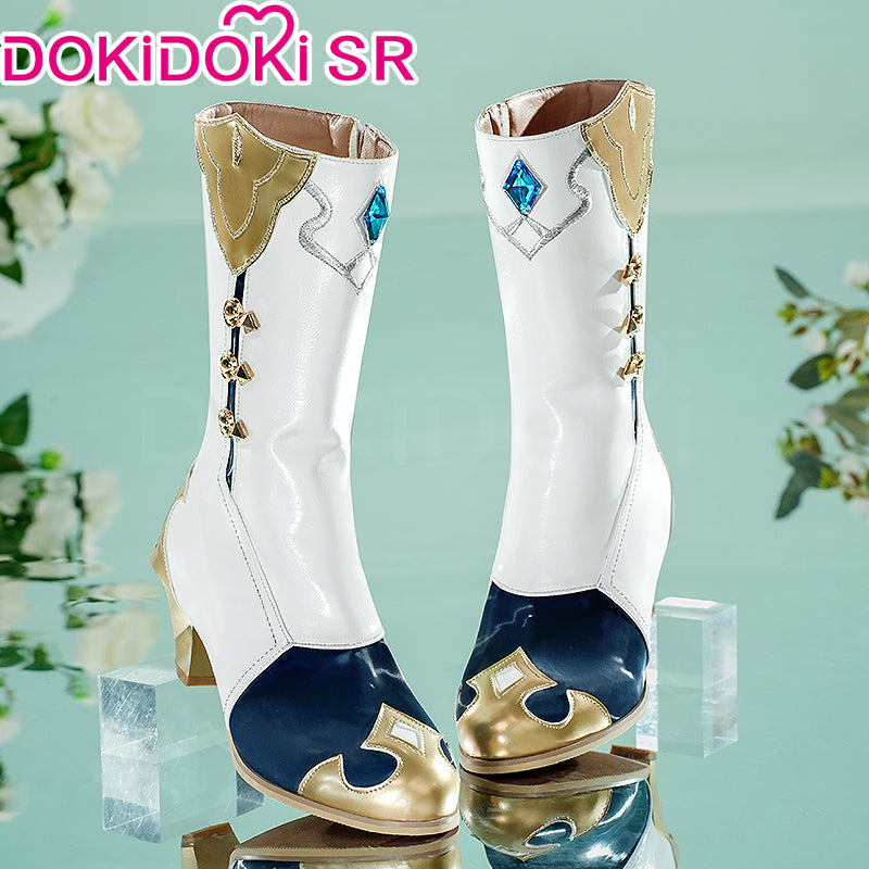 Genshin Impact Cosplay Vesna SR Shoes DokiDoki Snezhnaya Sudden Snow
