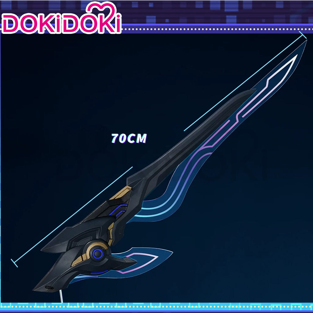 【Glowing】DokiDoki Game Honkai: Star Rail Cosplay Silver Wolf Prop LV.999 SP Planarcadia