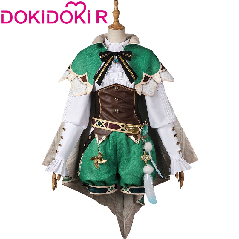 【Size XS-XXL】DokiDoki-R Game Genshin Impact  Cosplay Venti Cosplay Costume