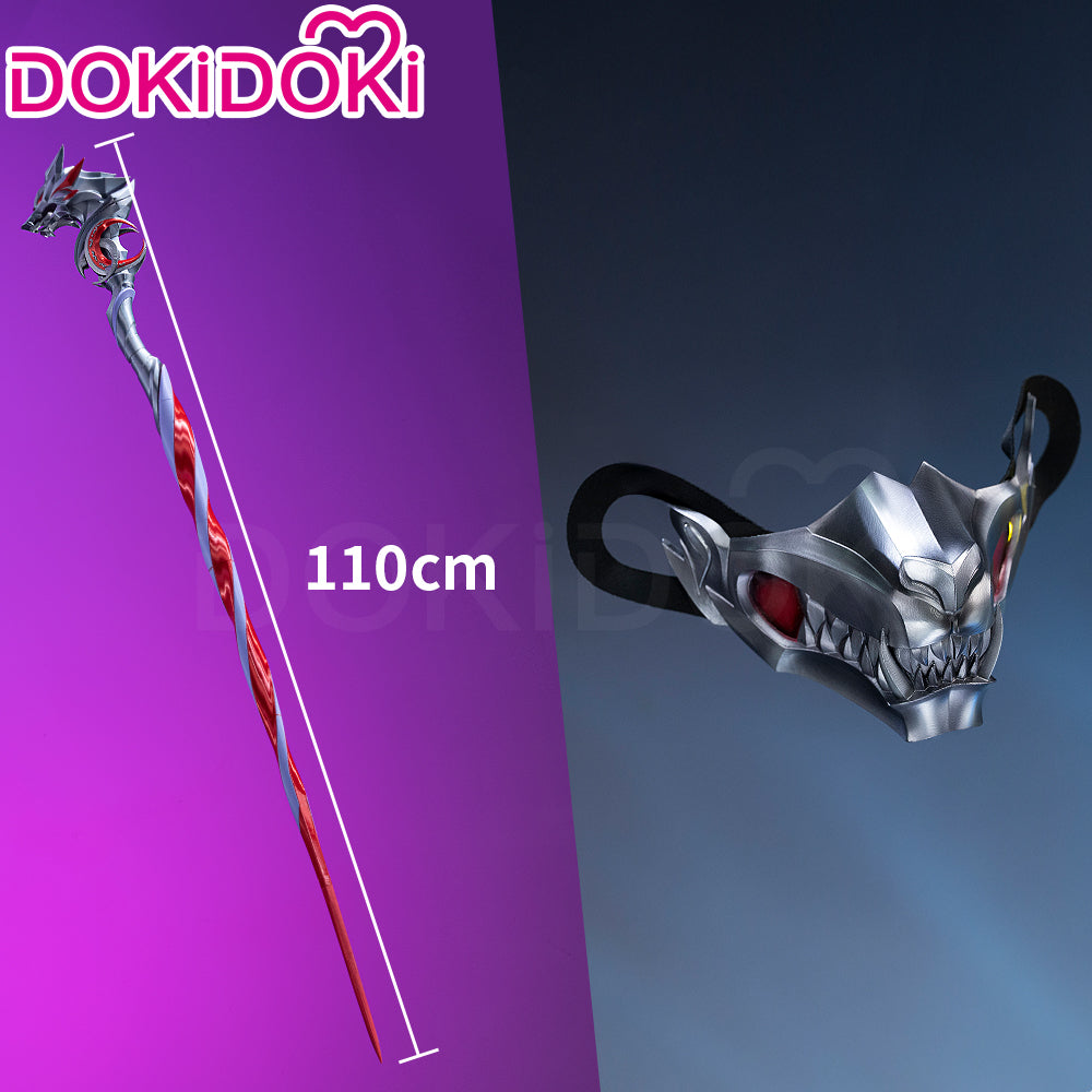 【In Stock】DokiDoki Honkai: Star Rail Cosplay Ashveil Prop Cane / Mask Planarcadia