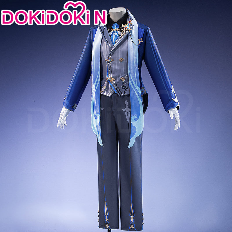 【In Stock】【Size S-2XL】DokiDoki-N Game Genshin Impact Cosplay Neuvillette Costume Fontaine Lantern Rite