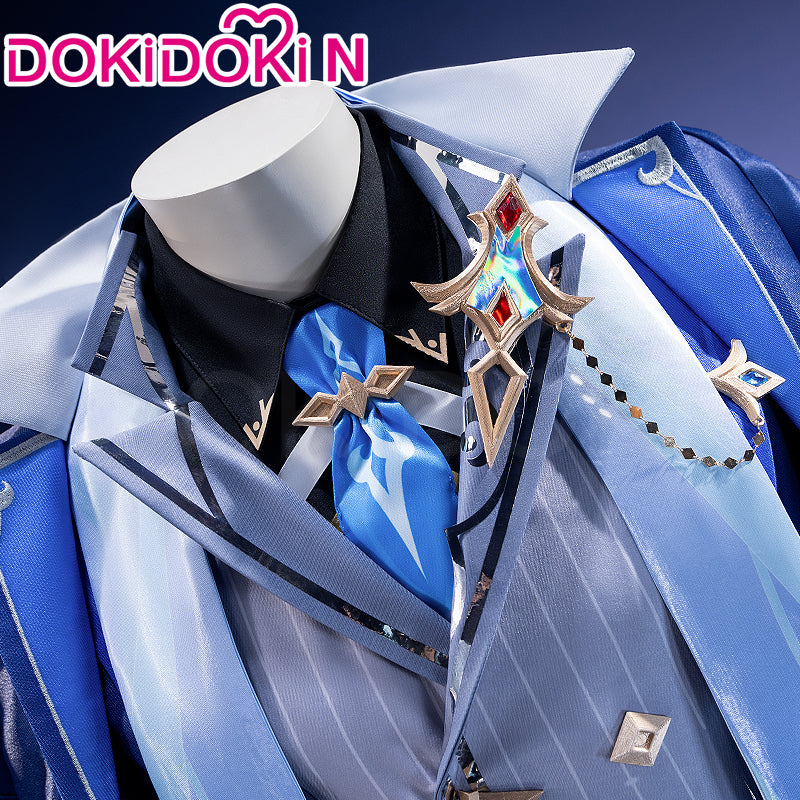 【In Stock】【Size S-2XL】DokiDoki-N Game Genshin Impact Cosplay Neuvillette Costume Fontaine Lantern Rite