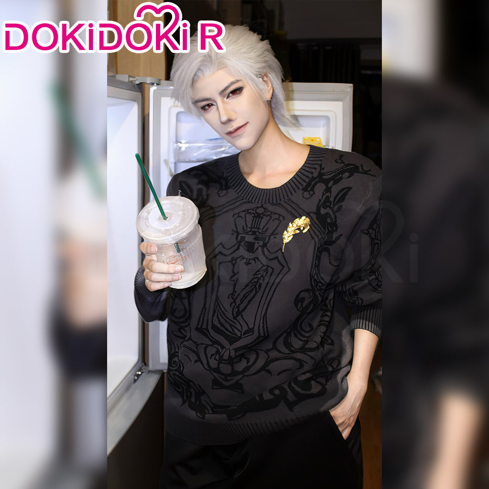 【In Stock】【Size S-2XL】DokiDoki-R Game Love and Deepspace Cosplay Sylus Costume Black Sweater Magnum Opus