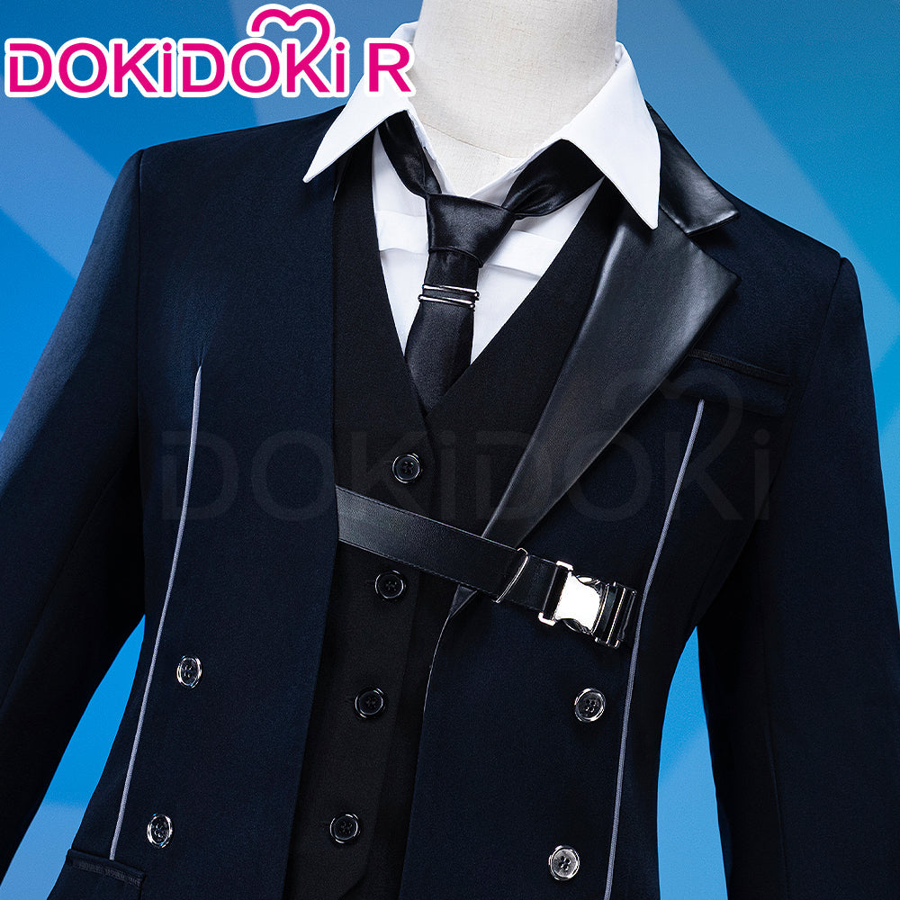 【In Stock】【Size S-XL】DokiDoki-R Game Love and Deepspace Cosplay Xavier Costume Black Suit Wisdom's Edge