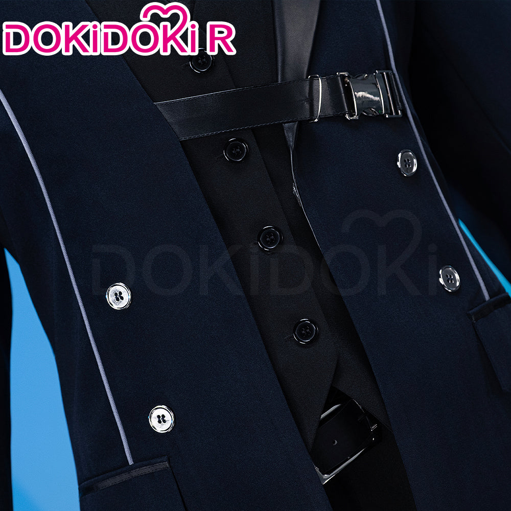 【In Stock】【Size S-XL】DokiDoki-R Game Love and Deepspace Cosplay Xavier Costume Black Suit Wisdom's Edge