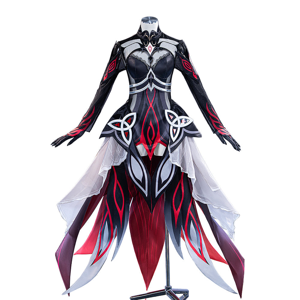 【Partially Ready For Ship】【Size XS-3XL】DokiDoki-N Game Genshin Impact Cosplay Ronova Costume Ruler of Death