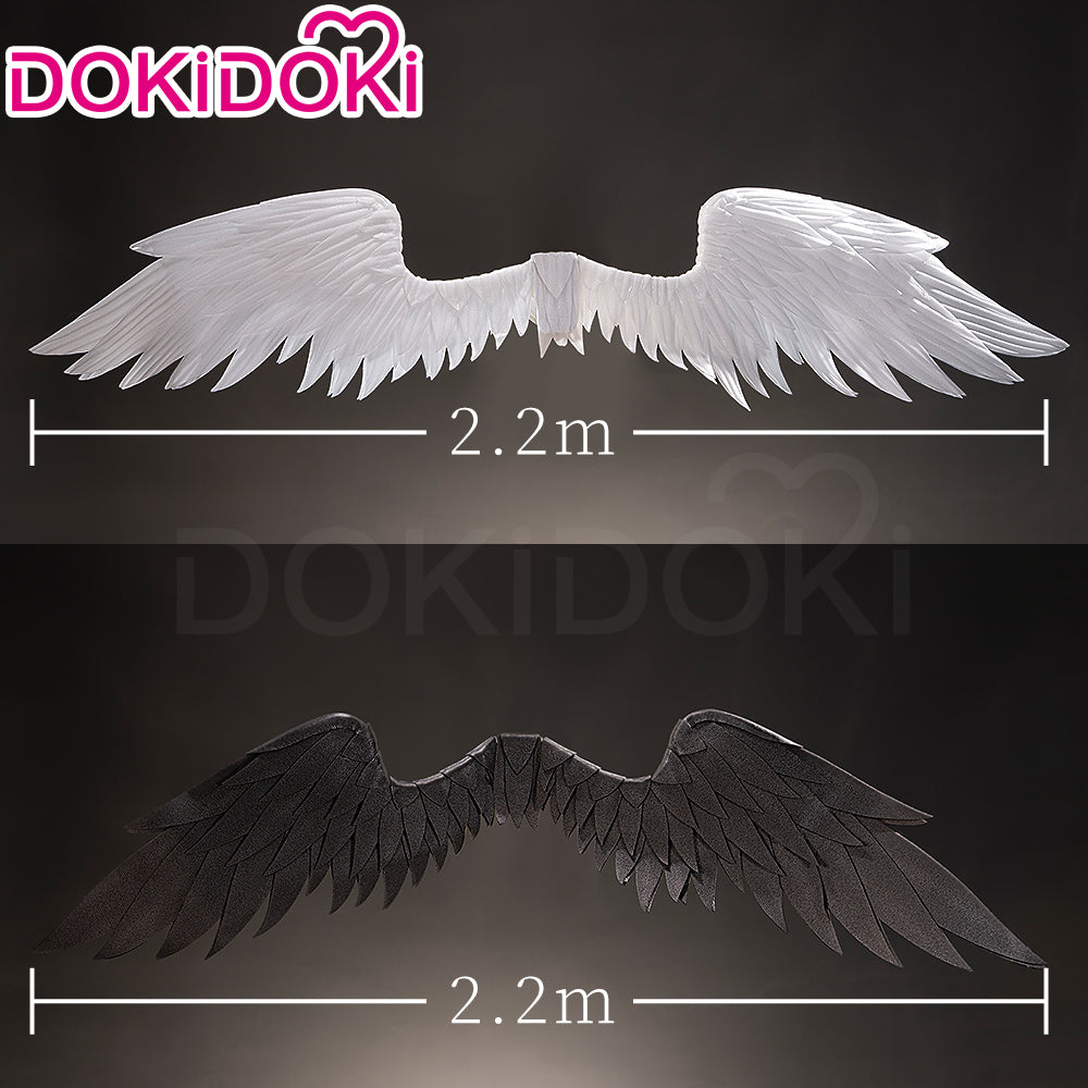 【In Stock】DokiDoki Game Zenless Zone Zero Cosplay Remielle Dan Wings Porp White / Black ZZZ Ramiel