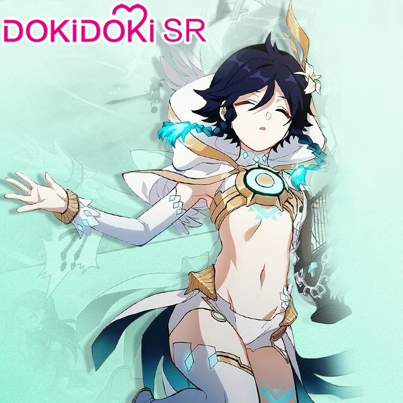 【Confirmed】$5 Deposit =10% OFF Coupon DokiDoki-SR Game Genshin Impact Cosplay Venti Costume Archon Skin
