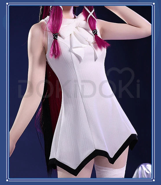 【Ready For Ship】DokiDoki-SR Game Genshin Impact Fatui Harbinger Cosplay Columbina Cosplay Costume