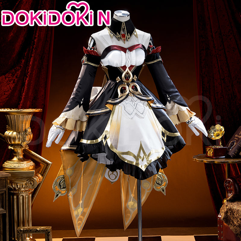 【Partially Ready For Ship】【Size S-2XL】DokiDoki-N Game Genshin Impact Cosplay Marionette Costume Sandrone Halloween