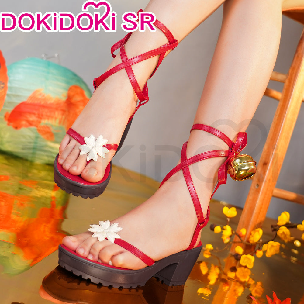 DokiDoki-SR Game Honkai: Star Rail Cosplay Hanabi Costume / Shoes Miss Sparkle