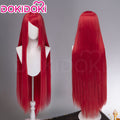 【Partial Ready For Ship】【Red】DokiDoki Cosplay Wig Basic Wig Long Straight Red 100 CM Hair Wig Base