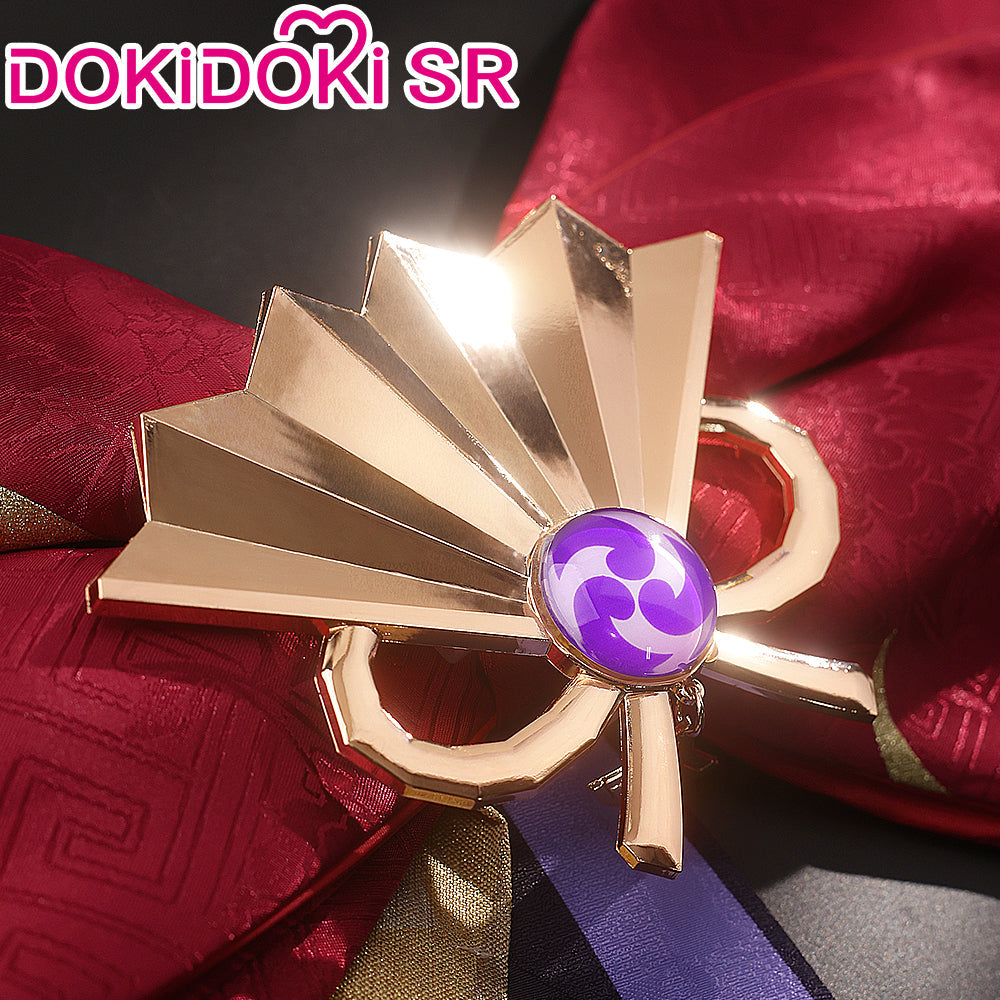 【Ready For Ship】【Size S-2XL】DokiDoki-SR Game Genshin Impact  Raiden Shogun  Cosplay Costume Baal / Shoes Halloween