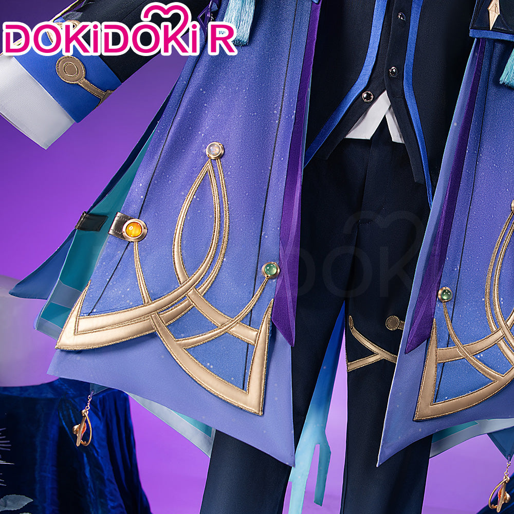 【Size S-2XL】DokiDoki-R Game Genshin Impact Cosplay Mitya Costume Snezhnaya Sudden Snow