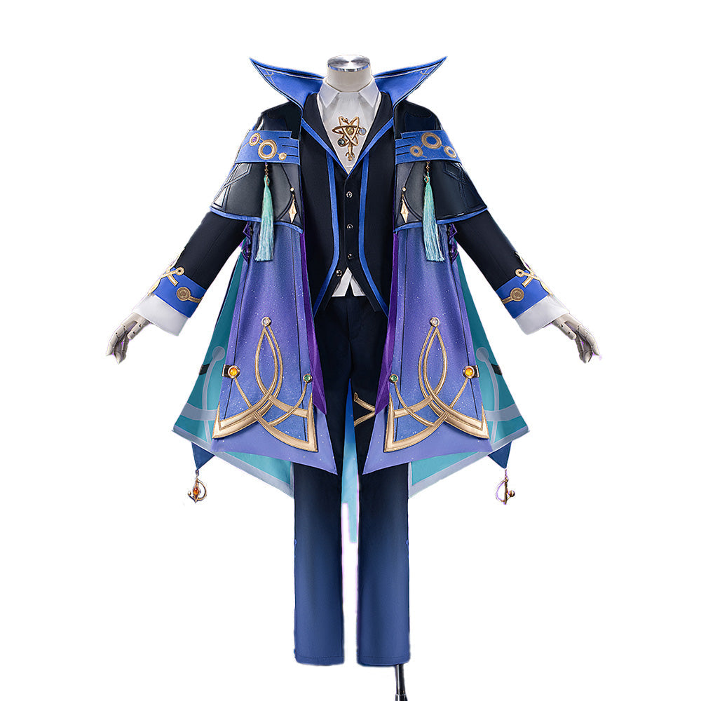 【Size S-2XL】DokiDoki-R Game Genshin Impact Cosplay Mitya Costume Snezhnaya Sudden Snow