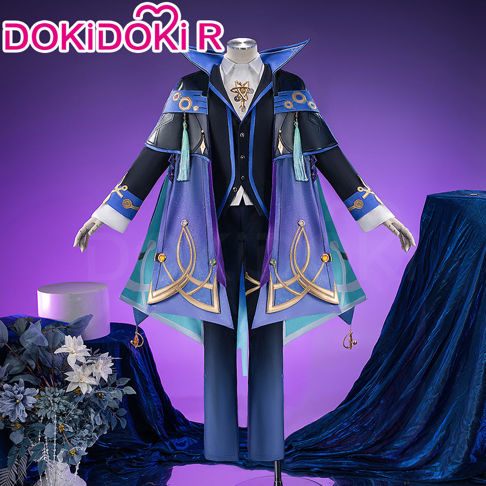 【Size S-2XL】DokiDoki-R Game Genshin Impact Cosplay Mitya Costume Snezhnaya Sudden Snow