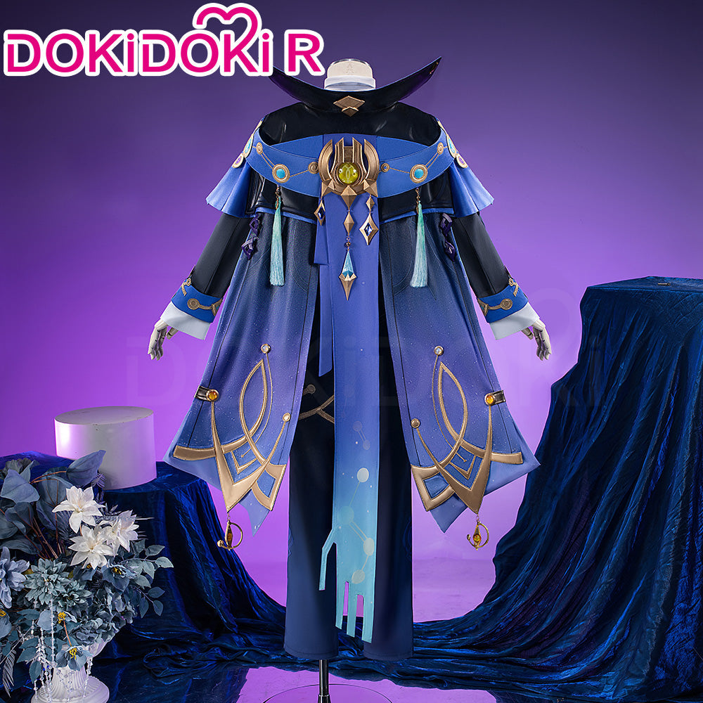 【Size S-2XL】DokiDoki-R Game Genshin Impact Cosplay Mitya Costume Snezhnaya Sudden Snow