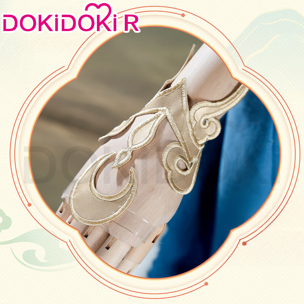 【IN STOCK】【Size S-XL】DokiDoki-R Game Genshin Impact Cosplay Zi Bai Costume White Horse Adeptus Zibai Luna IV