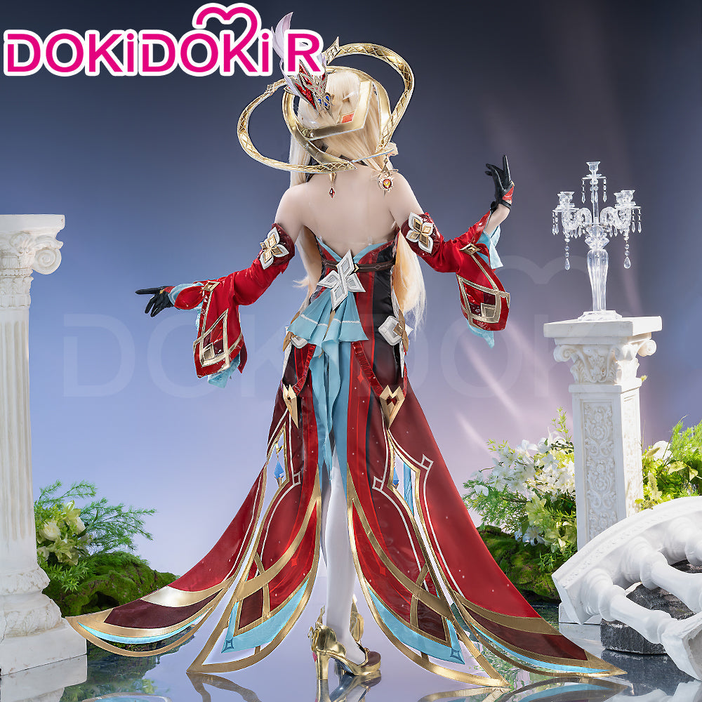 【Size XS-2XL】DokiDoki-R Game Genshin Impact Cosplay Alice Costume Nod-Krai nodkrai Song of the Welkin Moon “ A ”